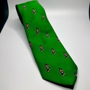 Cape Cod Neckwear St. Patrick’s Day Notre Dame Traditional Leprechaun Print‎ Tie